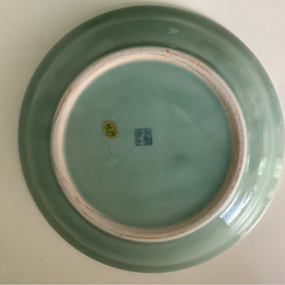 NEW Celadon Green Planter and dish set - Picture 6 of 12